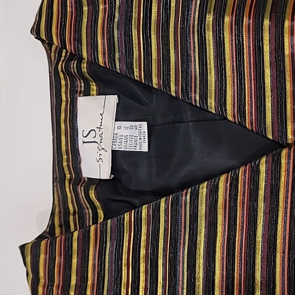 Striped Metallic Blazer - Picture 9 of 15